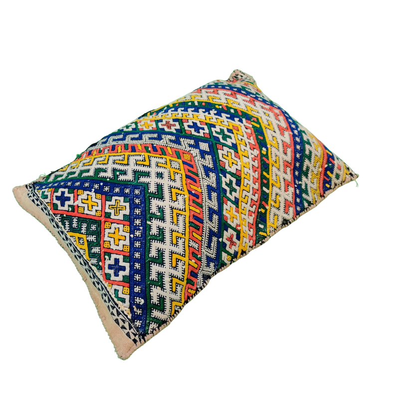 coussin kilim coloré