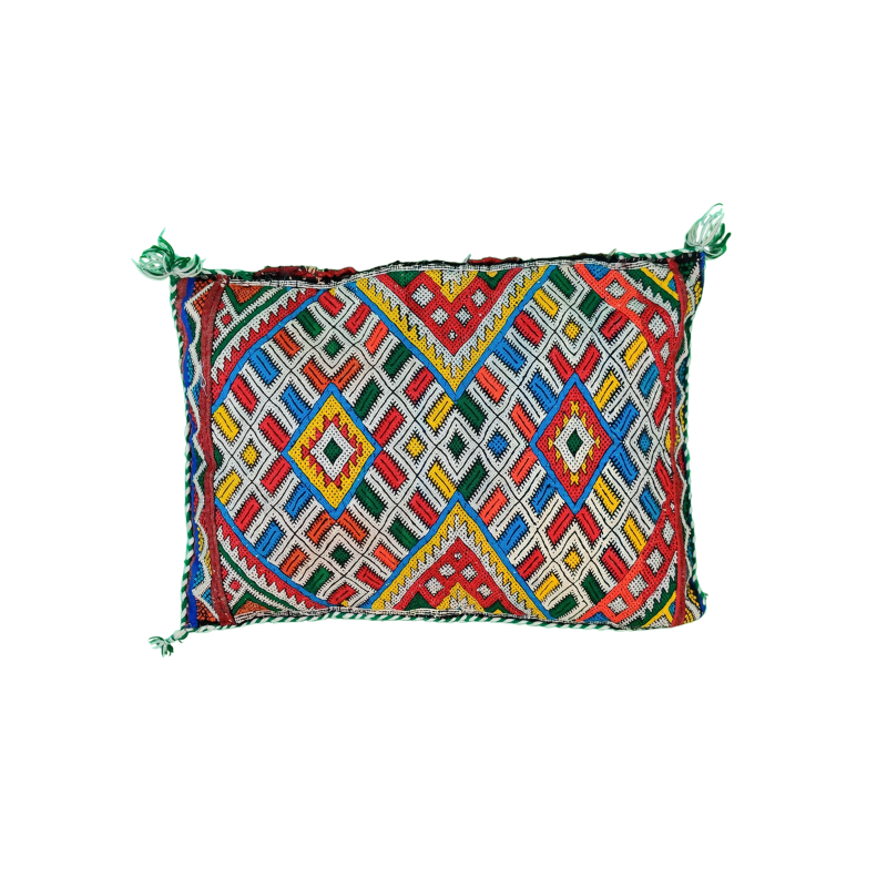 coussin kilim coloré