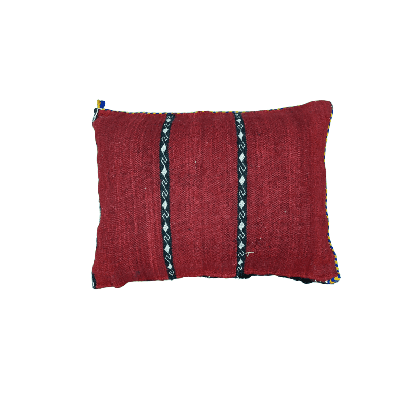 housse de coussin kilim rouge