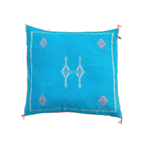 coussin sabra bleu