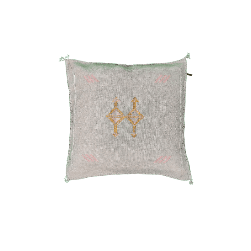 Coussin Sabra Gris perle traditionnel