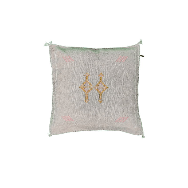 Coussin Sabra Gris perle 