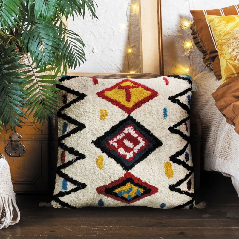 Coussin style Azilal Yamma boho chic