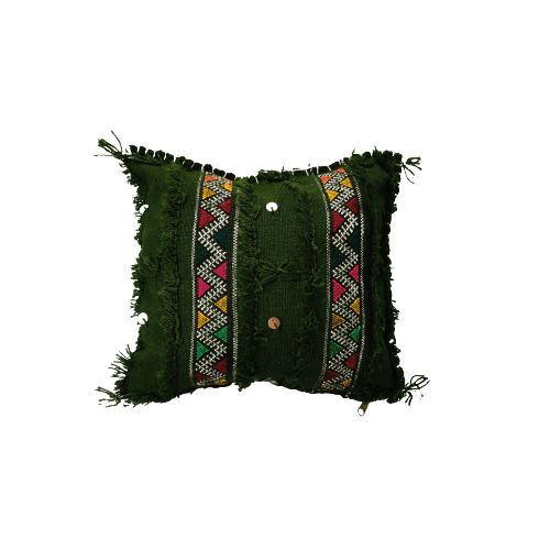 Coussins Marocains Traditionnels - Vert 4 - Coussin