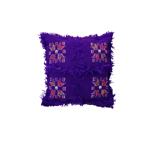 Coussins Marocains Traditionnels - Mauve - Coussin