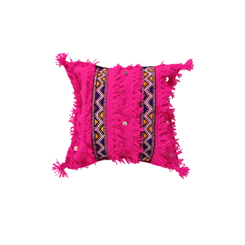 Coussins Marocains Traditionnels - Rose - Coussin
