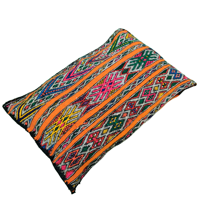 coussin marocain orange