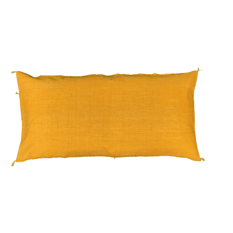 Grand Coussin Sabra Jaune Aurore fait main