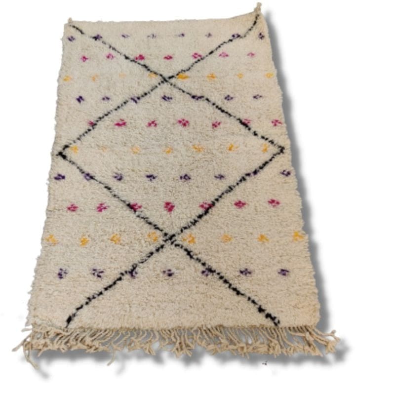 tapis marocain petit pois