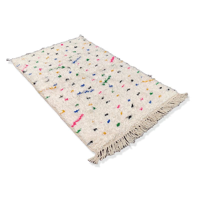 tapis pois coloré