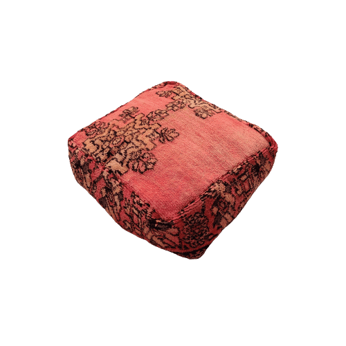 pouf berbere rose