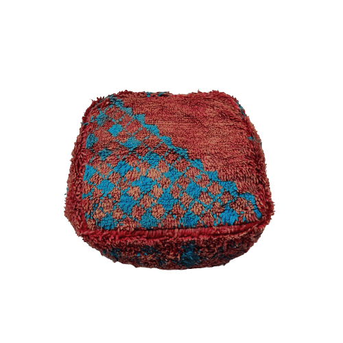 pouf marocain en laine