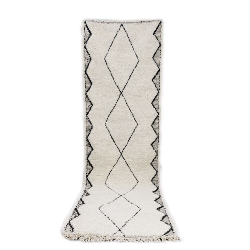 tapis berbere de couloir losange
