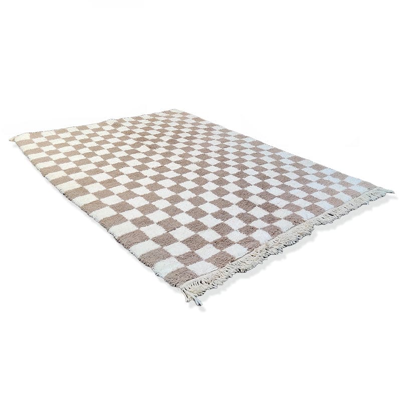 tapis marron marocain