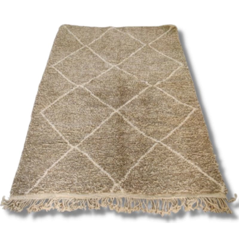 tapis ethnique marron