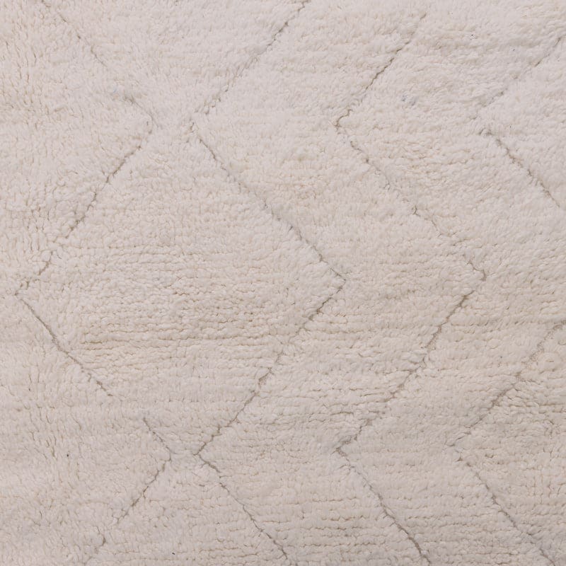tapis laine blanche