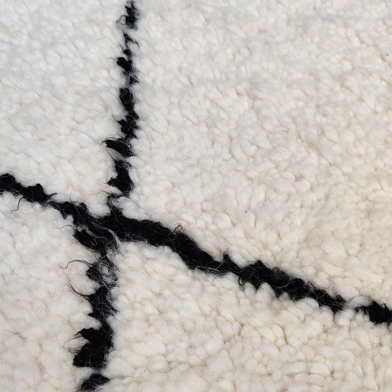 tapis berbere losange noir