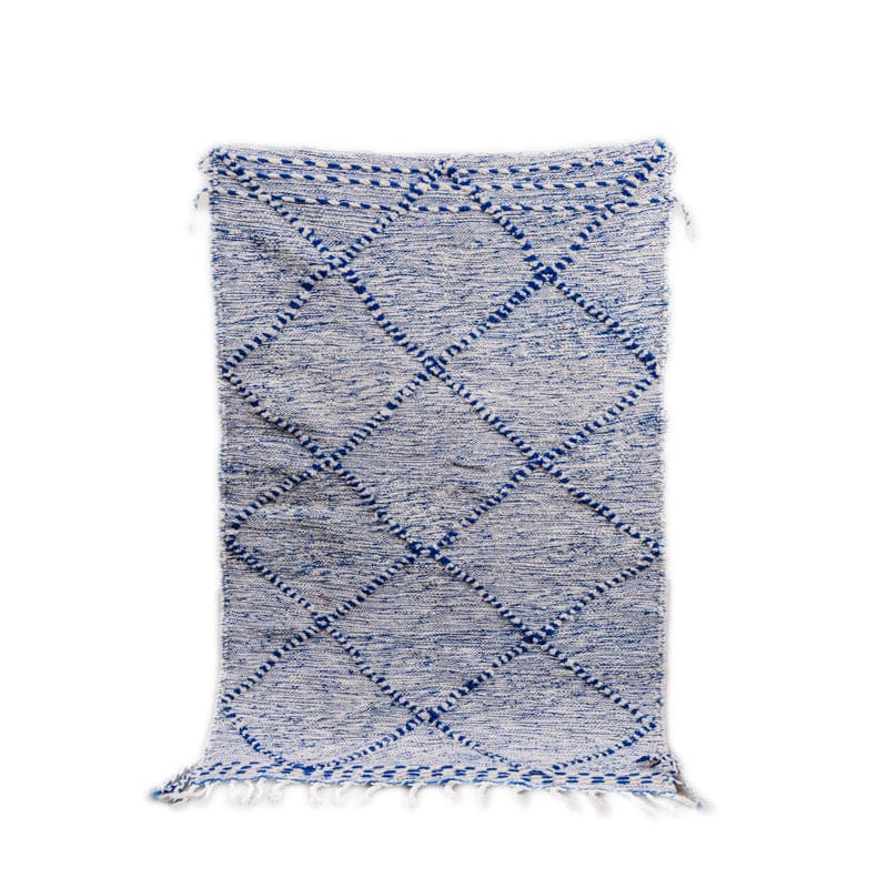 tapis marocain bleu