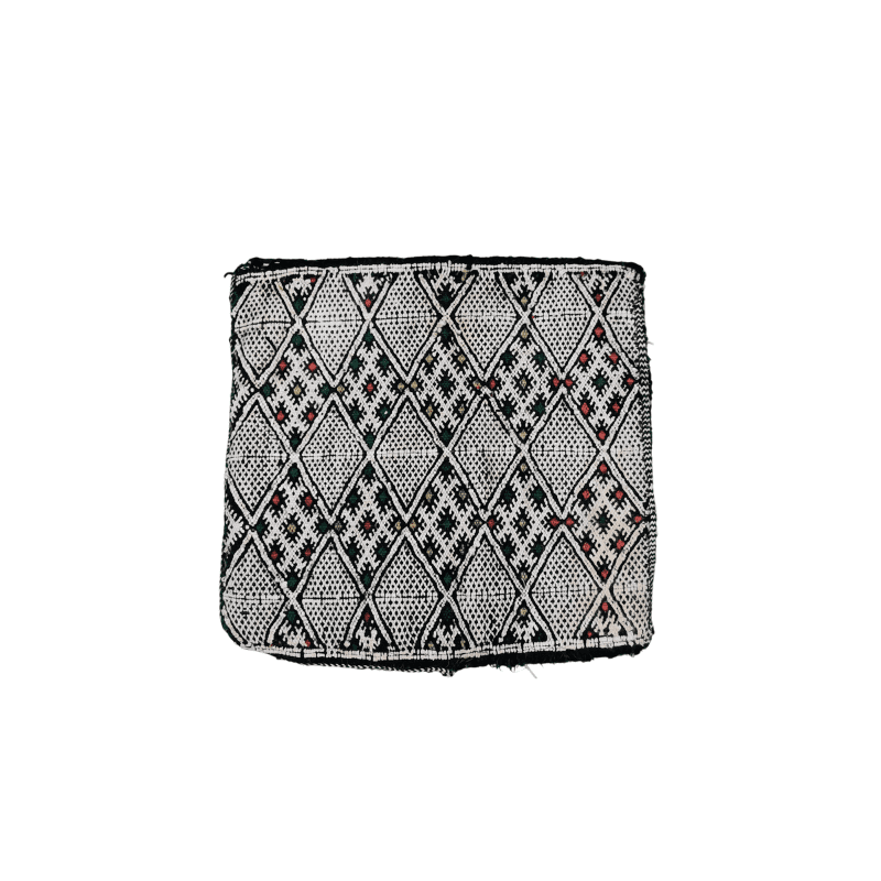 housse de coussin marocain noire